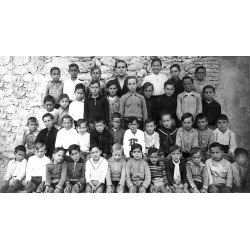 El maestro con los alumnos...