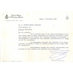 Anuncio del premio y la...