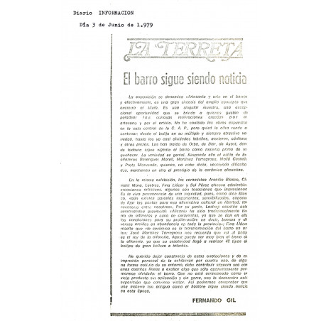 Invitación para Vicente Prats Marhuenda para participar en una expo de la CAM