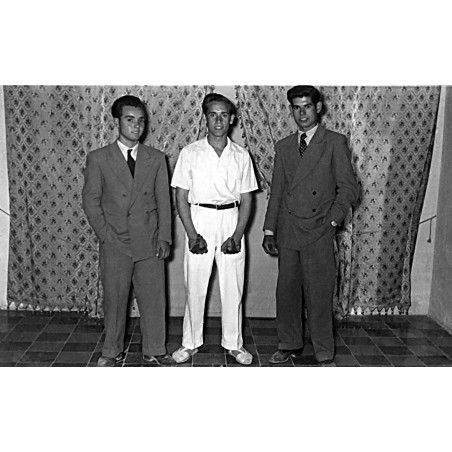 Vte Berenguer "Machin" con José Oliver Berenguer "Conill" y José Torrens Torres"Quilet".