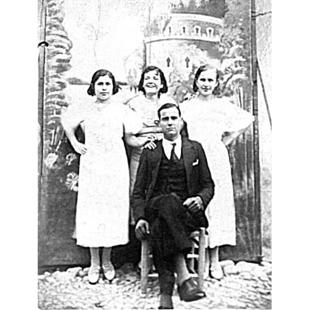 Amigas de Orbeta con Vicente Oliver Font "de Pedro"