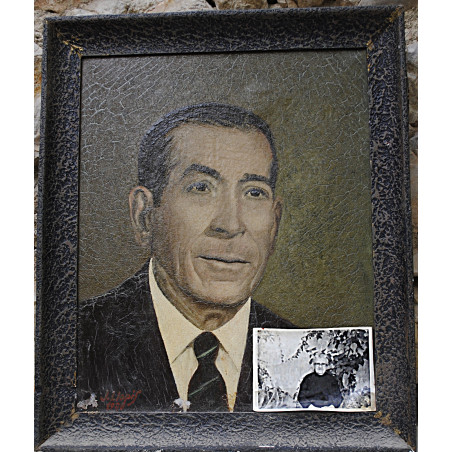 Un retrato del padre de Salvador "Barber",  Fernando Sendra Aranda