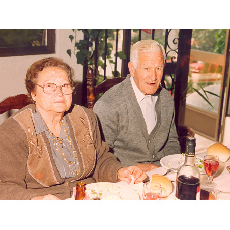 Carmen Agud Mascaró con su esposo Adrián Berenguer  Rocher