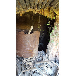 Entrada del horno de los...