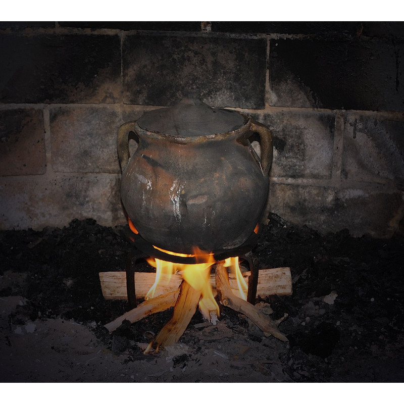 Preparar una comida con una olla de Orbeta