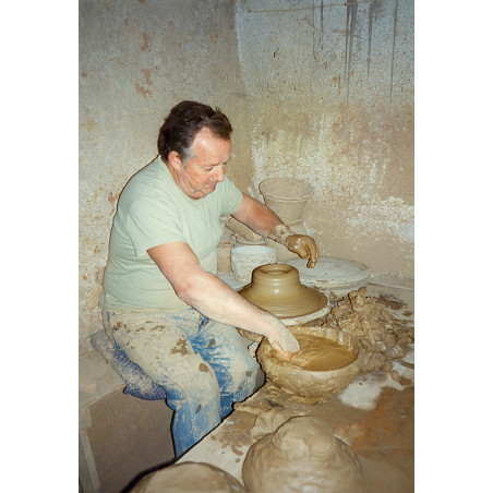 Joaquín Prats Caravaca  con el torno