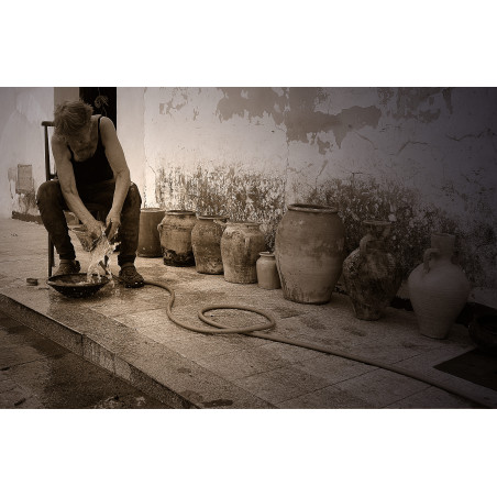 Piezas encontradas en el sotano de la casa/taller de Electo Sendra Escrivá