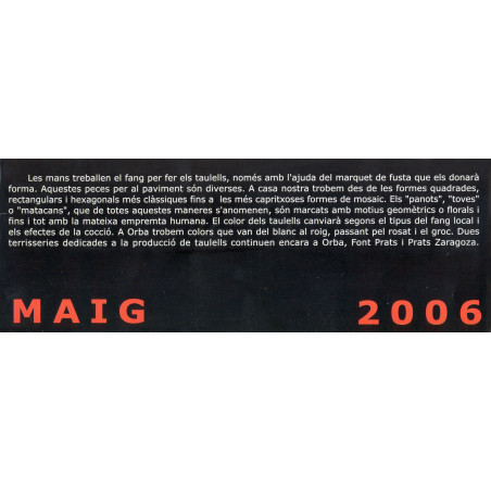 Texto mayo 2006 calendario Rafel Ruiz